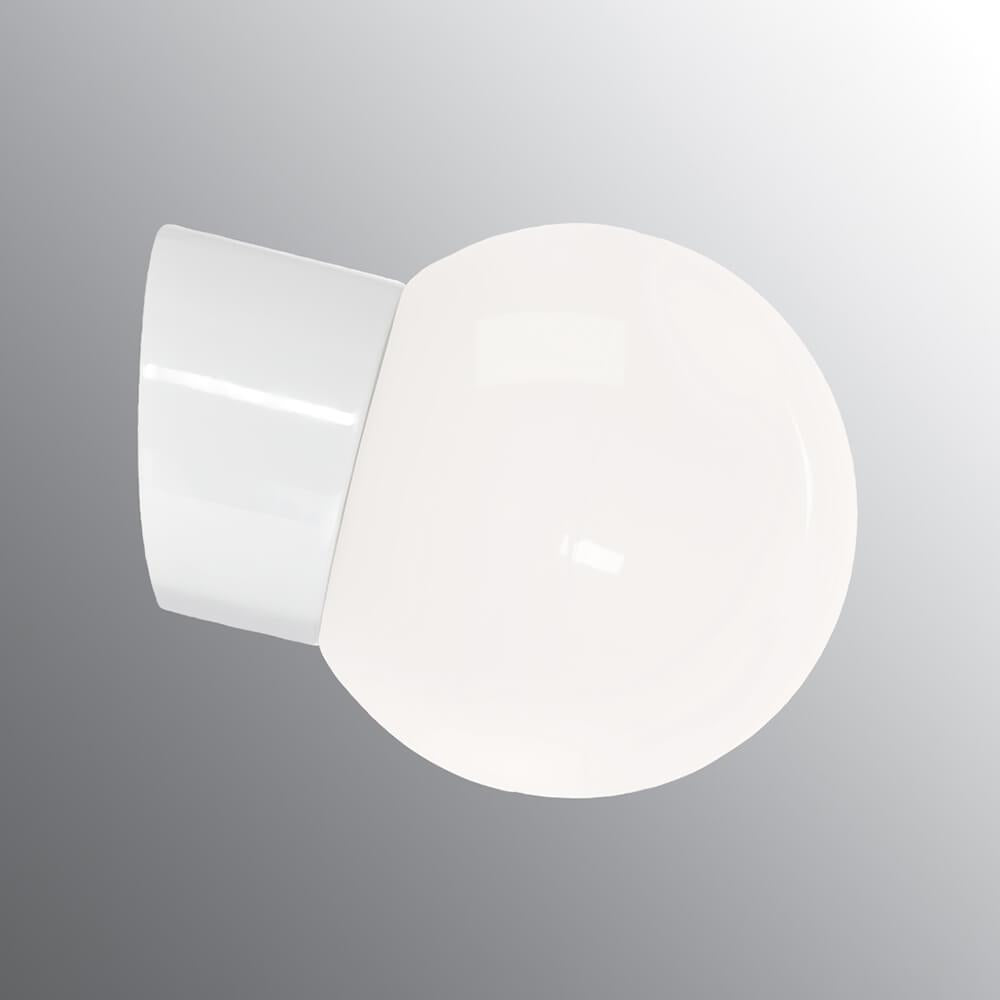 Classic Globe Ceramic Wall Light
