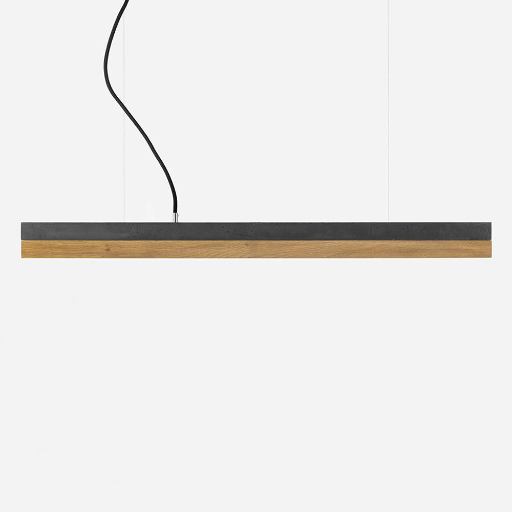 Concrete Linear Pendant Light