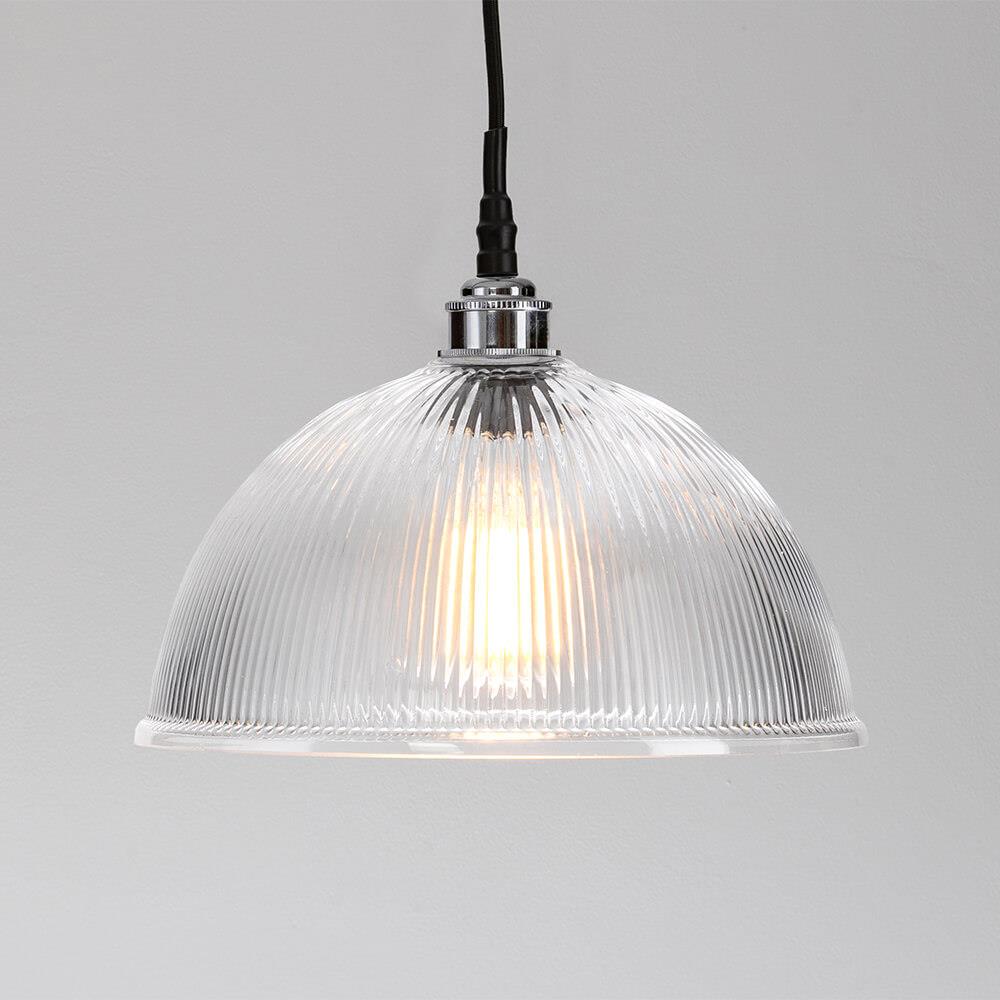 Prismatic Dome Bathroom Pendant Light – Old School Electric