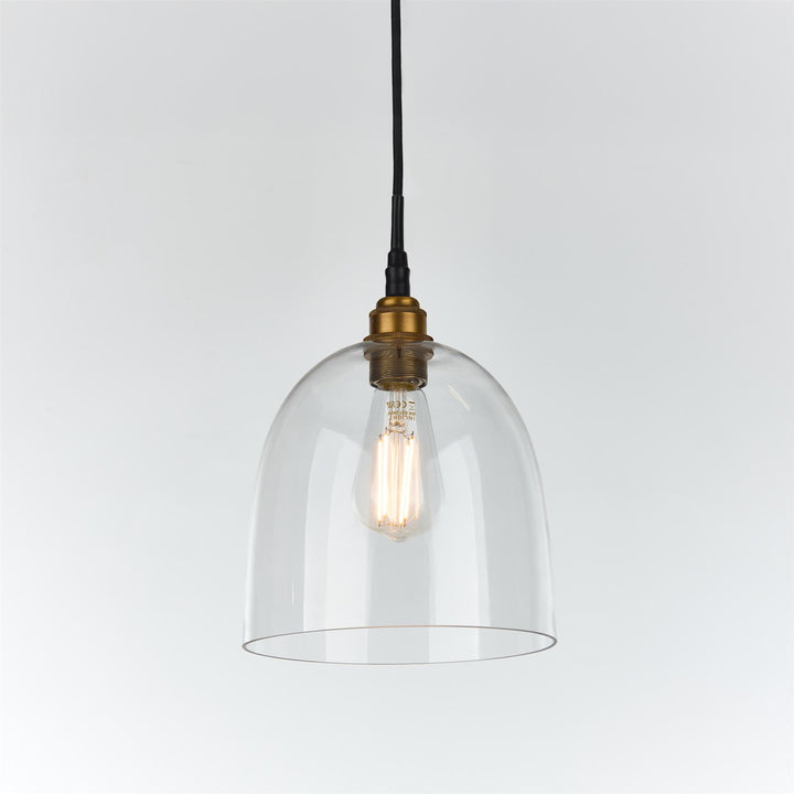 Bell Blown Glass Pendant : Bathroom Version