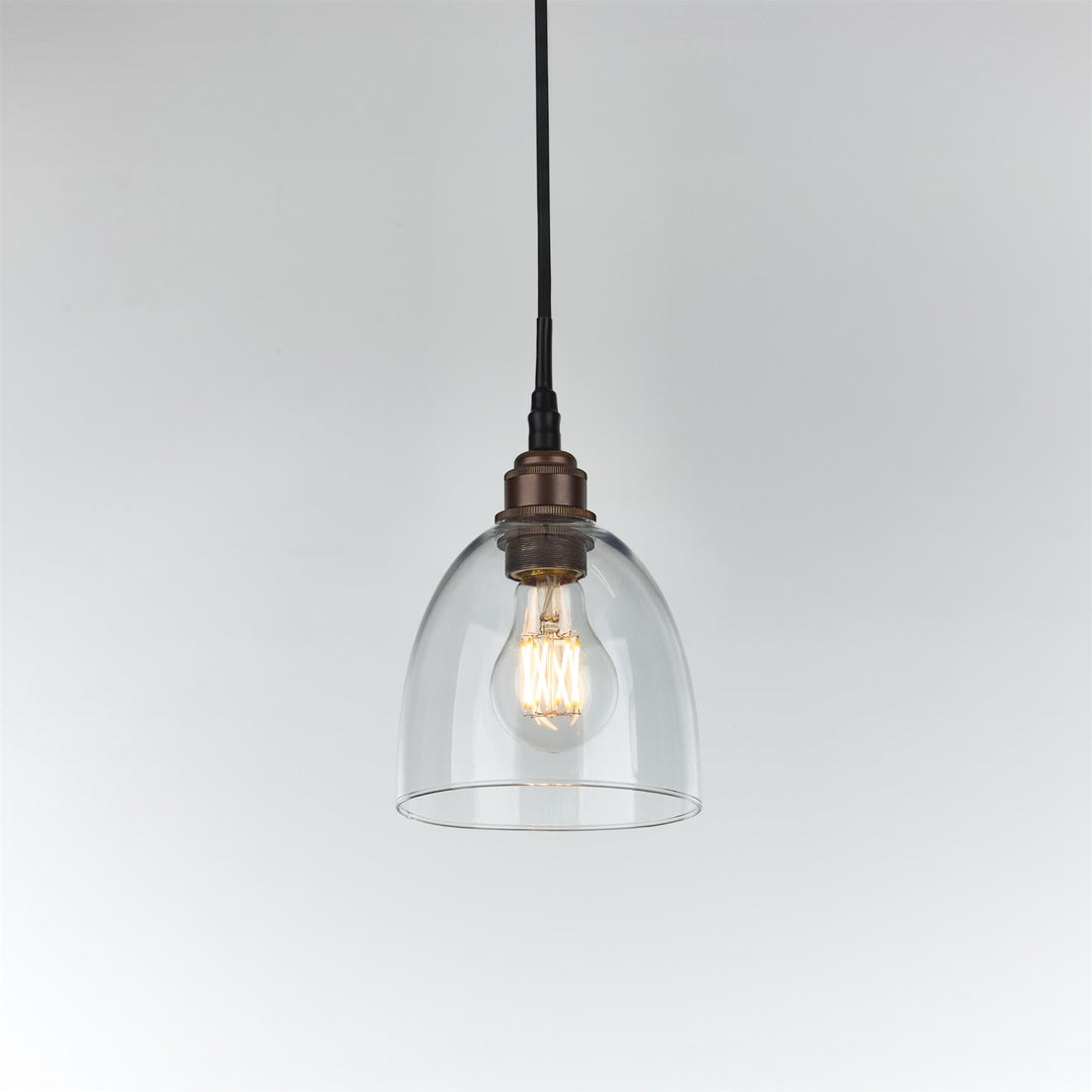 Bell Blown Glass Pendant : Bathroom Version