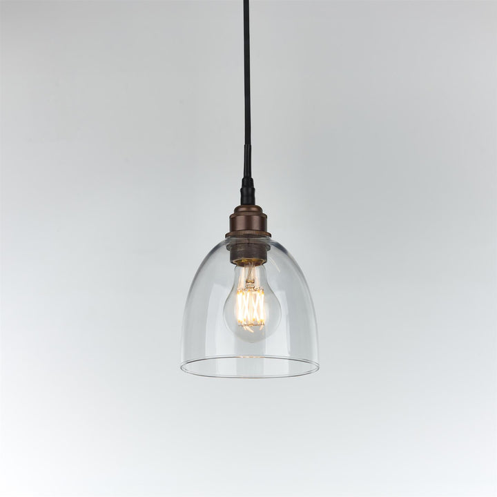 Bell Blown Glass Pendant : Bathroom Version