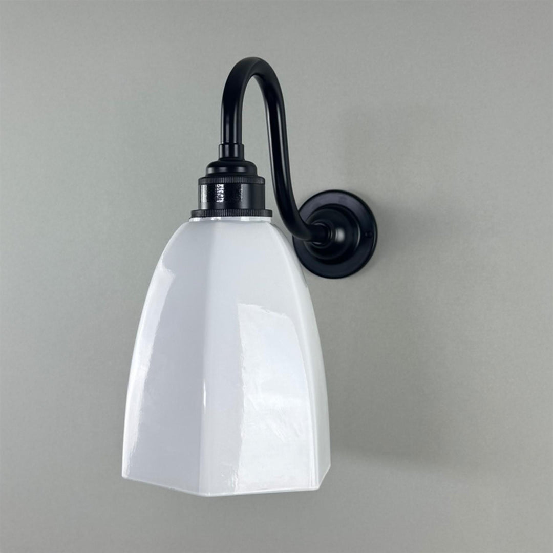 Hexagon Swan Wall Light