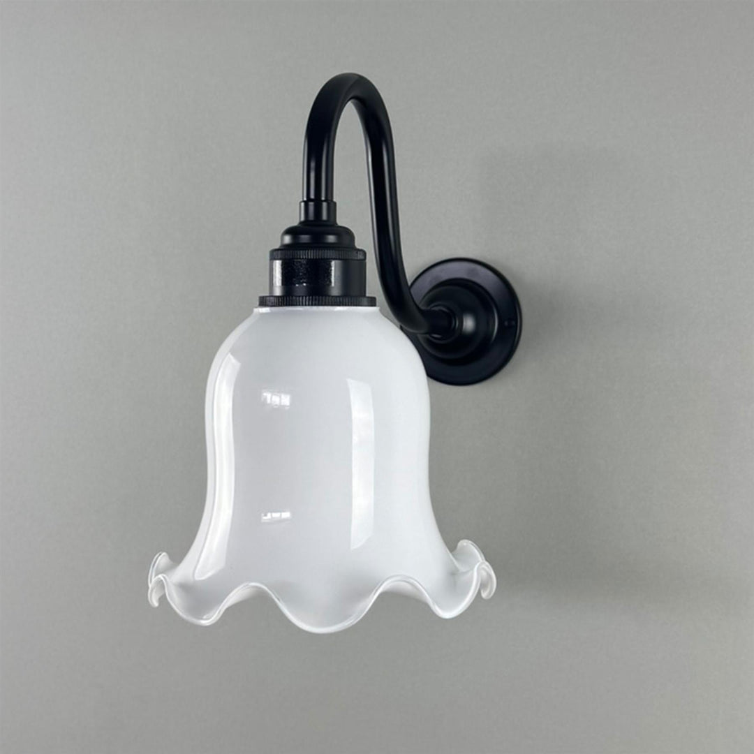 Old School Electric Tulip Wall Light - Swan Arm