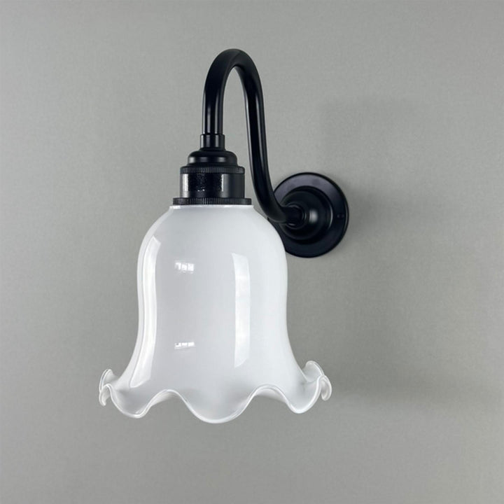Old School Electric Tulip Wall Light - Swan Arm