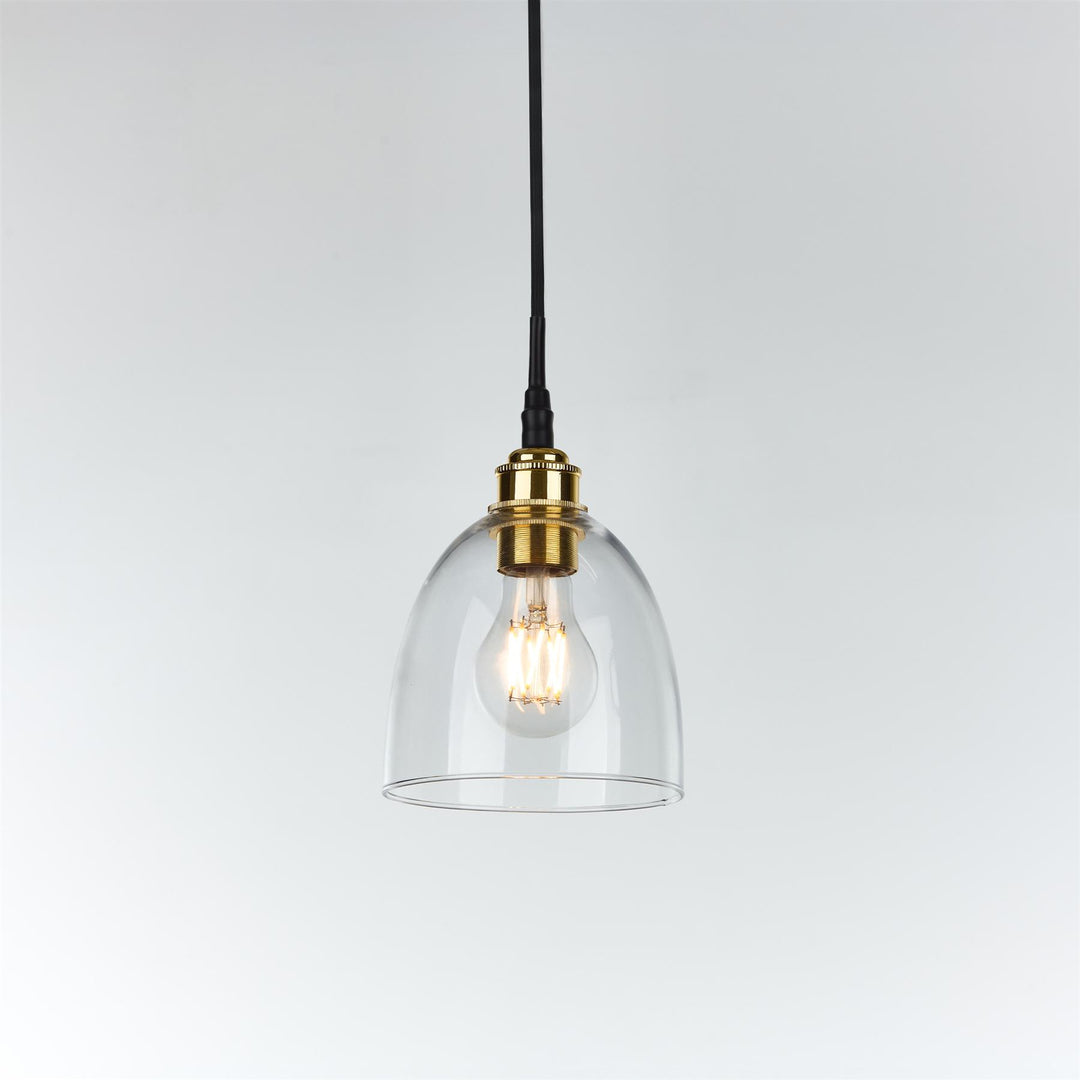 Bell Blown Glass Pendant : Bathroom Version