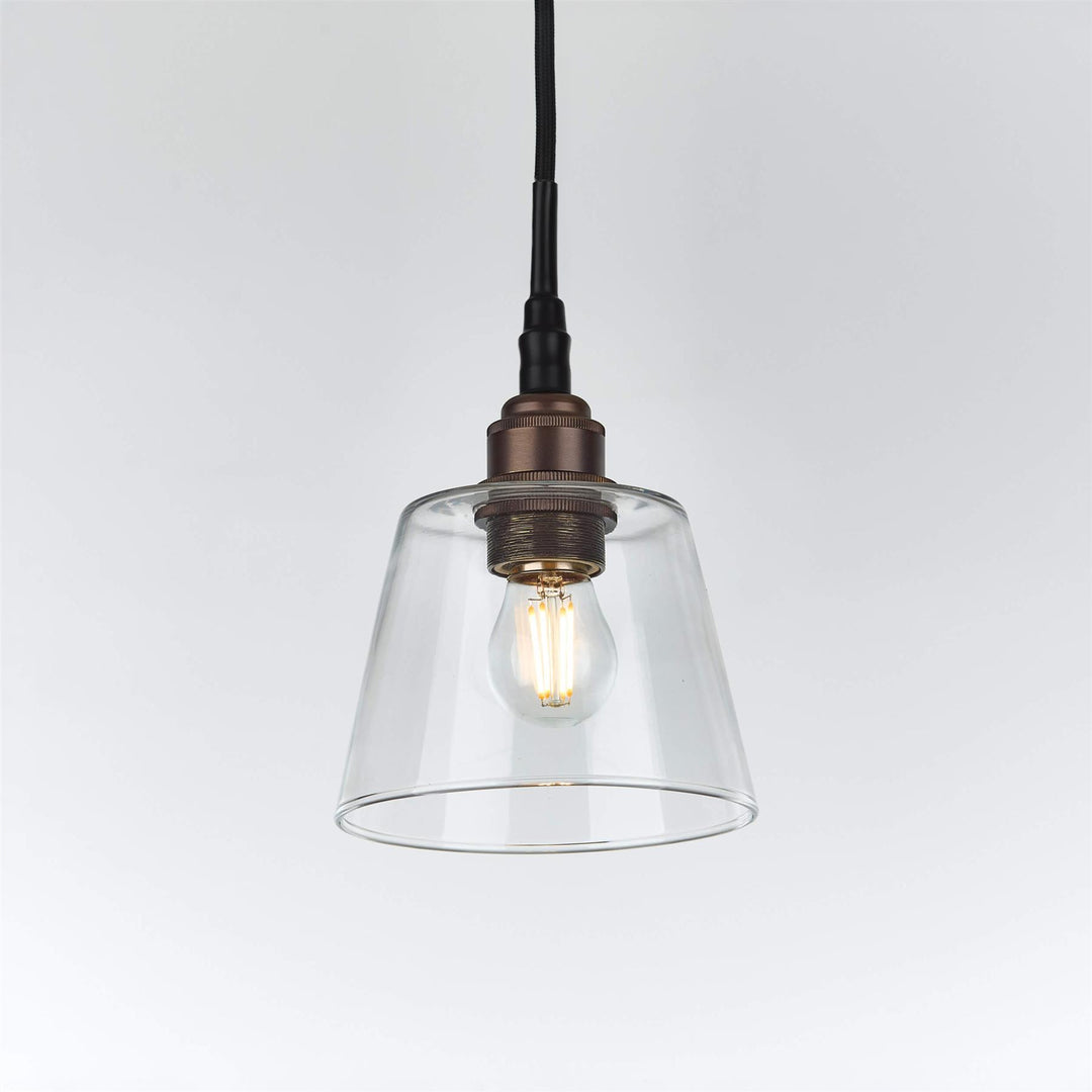Tapered Blown Pendant Light : Bathroom Version