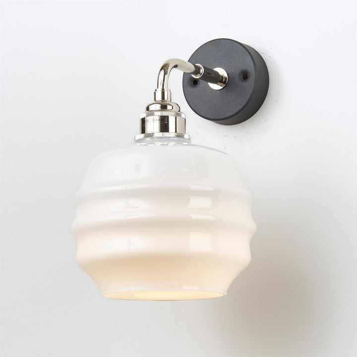 Old School Electric Deco Wall Light : Right Angled : Bathroom Version