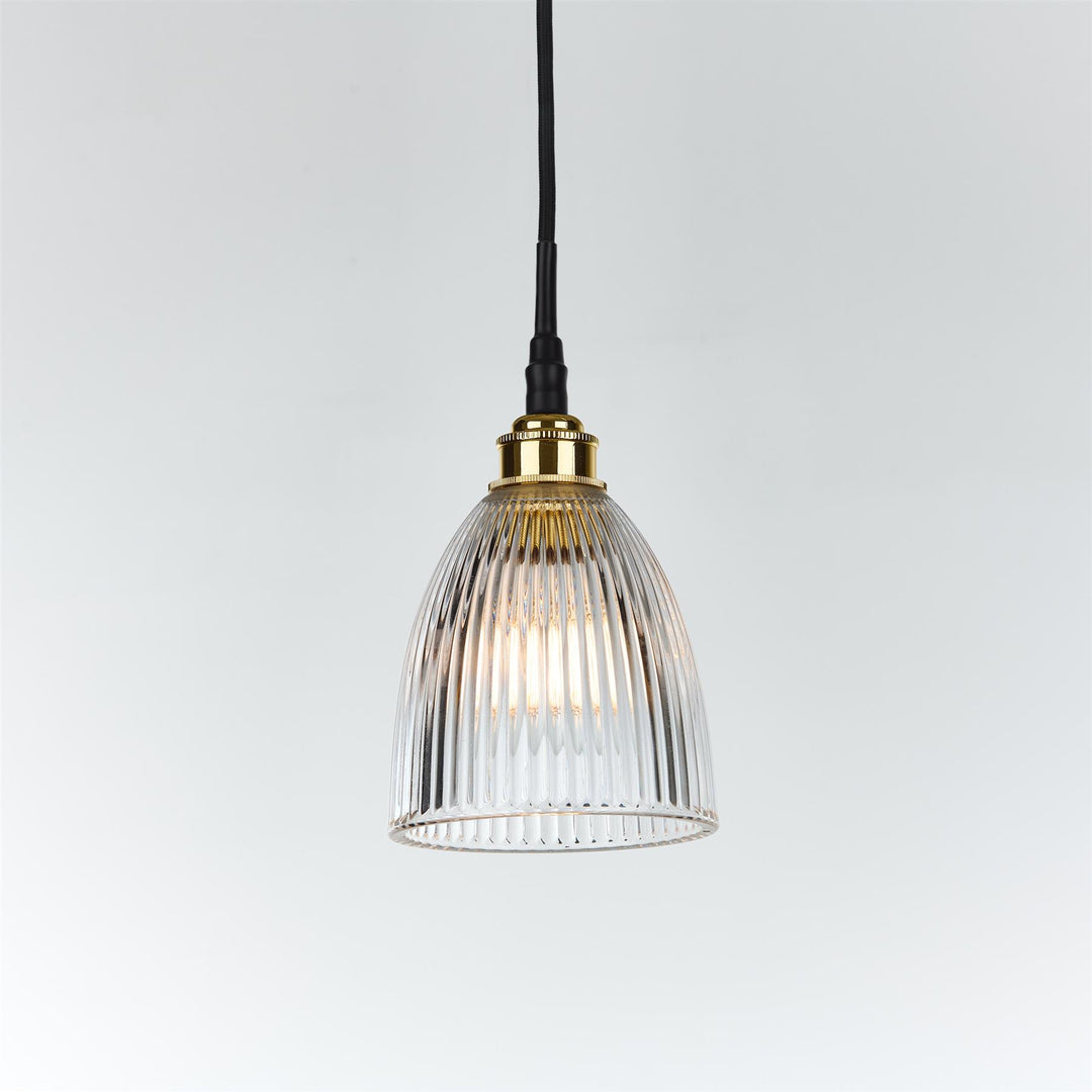 Elongated Prismatic Pendant Light : Bathroom Version