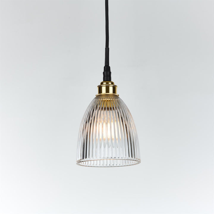 Elongated Prismatic Pendant Light : Bathroom Version