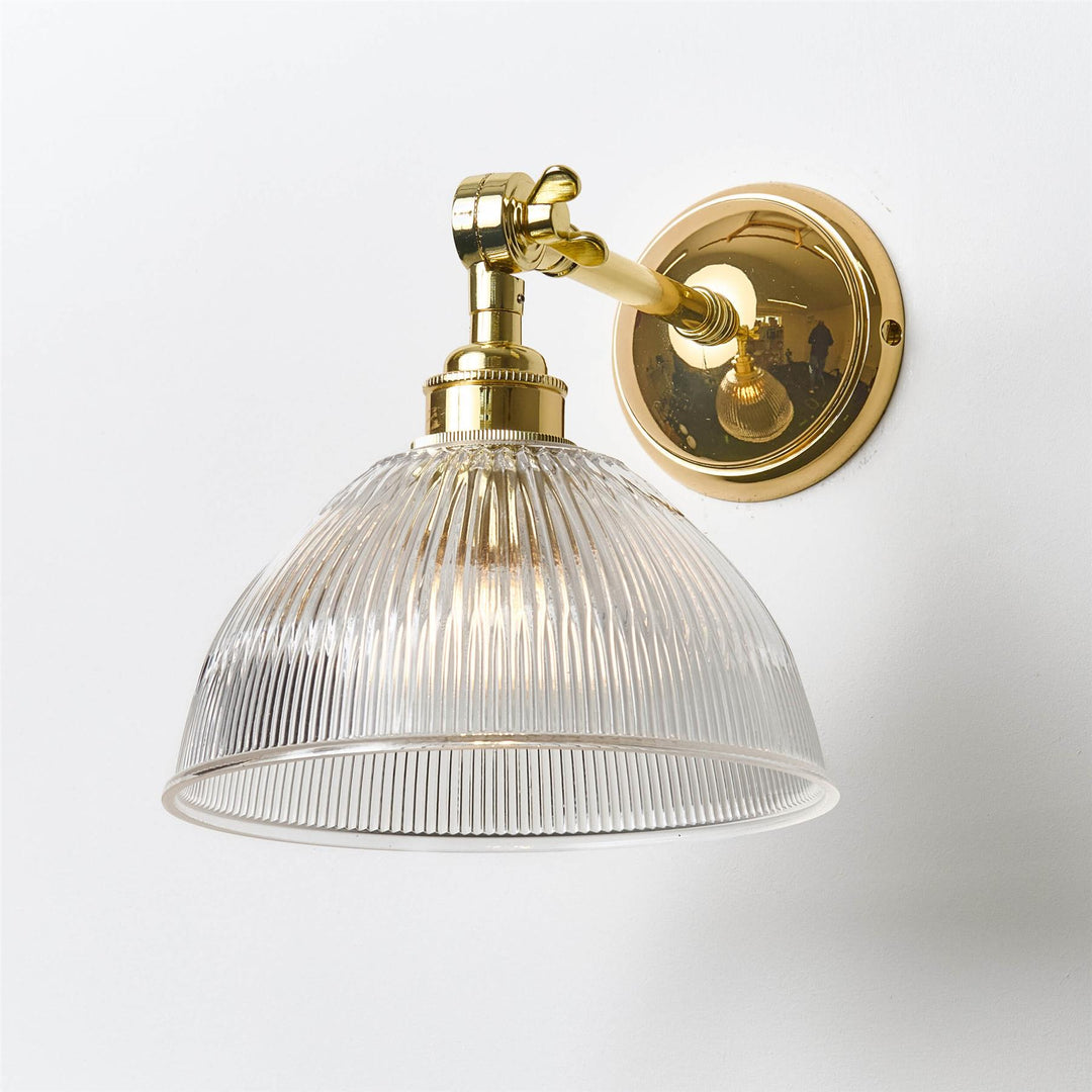 Prismatic Dome Wall Light : Adjustable Arm