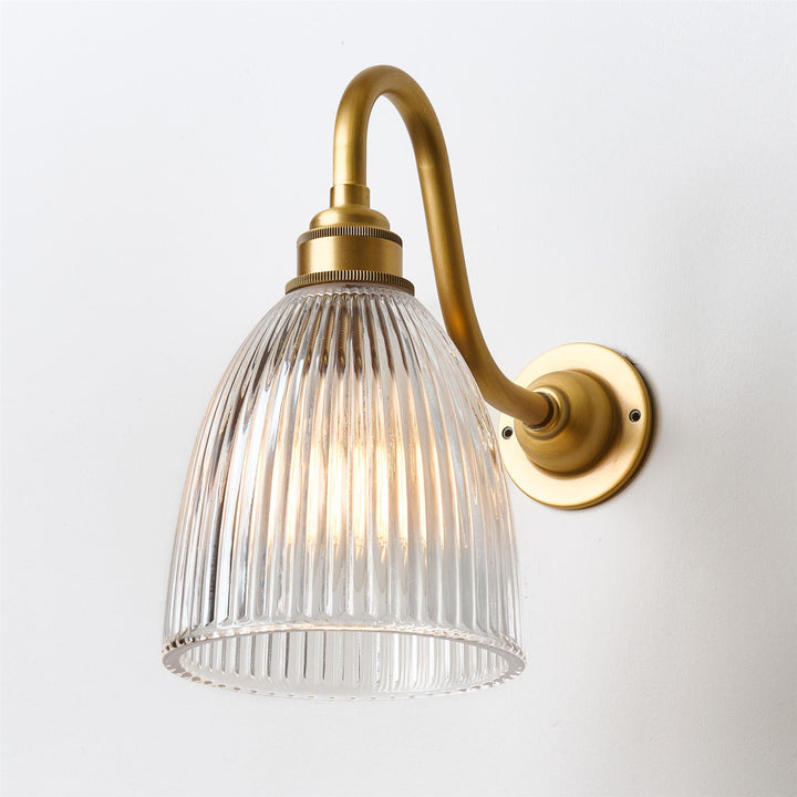 Elongated Prismatic Wall Light : Swan Arm