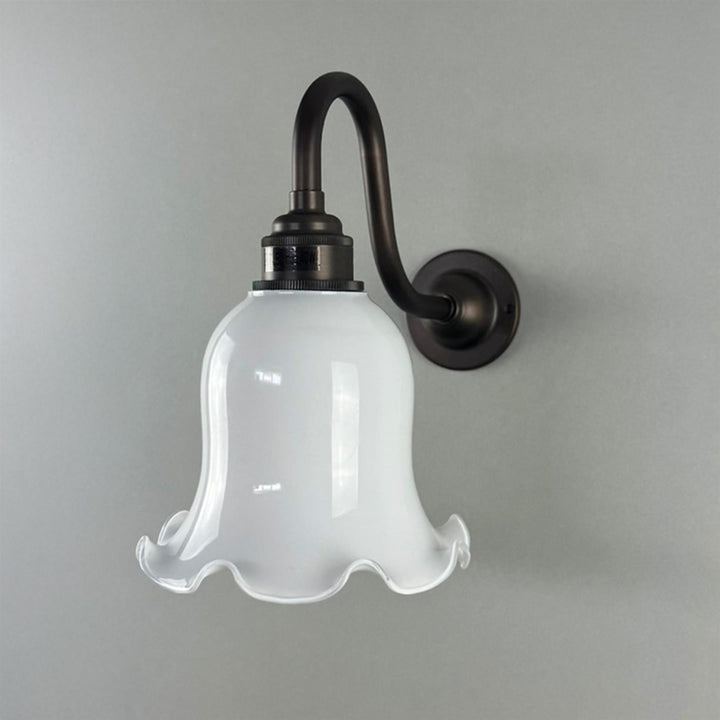 Old School Electric Tulip Wall Light - Swan Arm