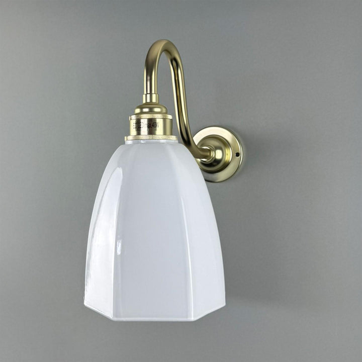 Hexagon Swan Wall Light