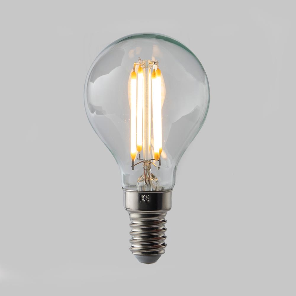 LED filament dimmable golf ball bulb (E14)