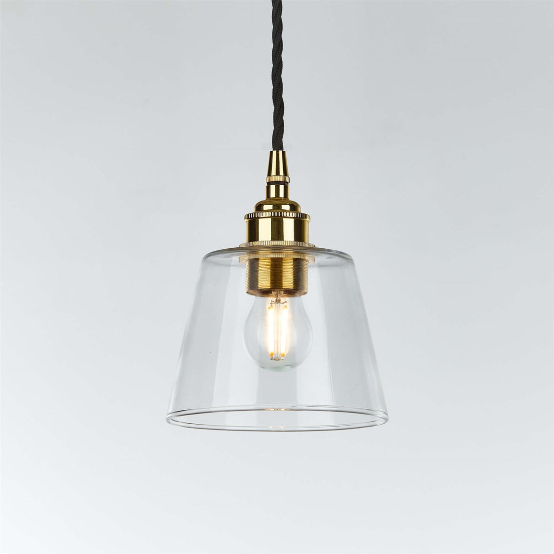 Tapered Blown Pendant Light
