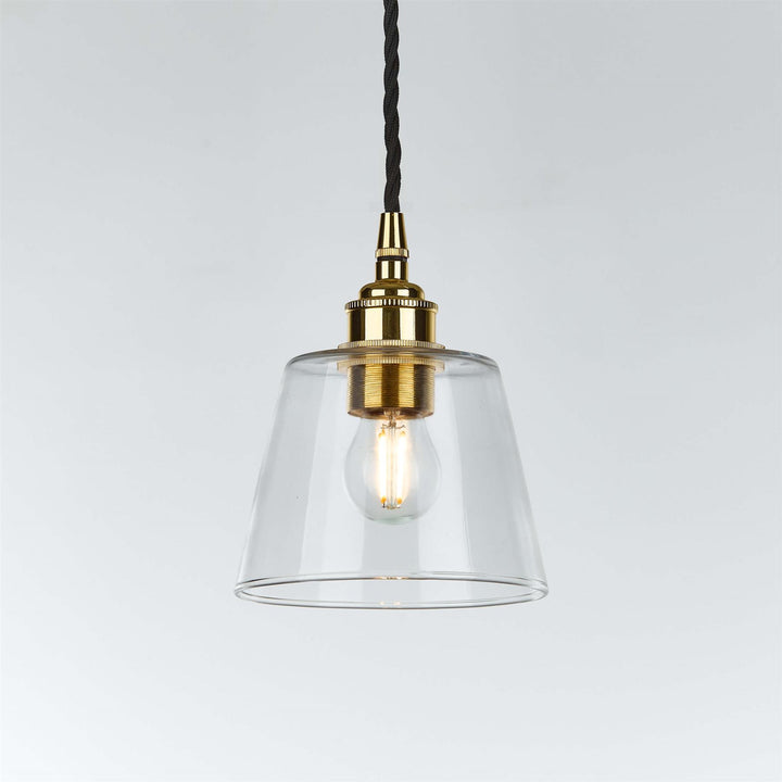Tapered Blown Pendant Light