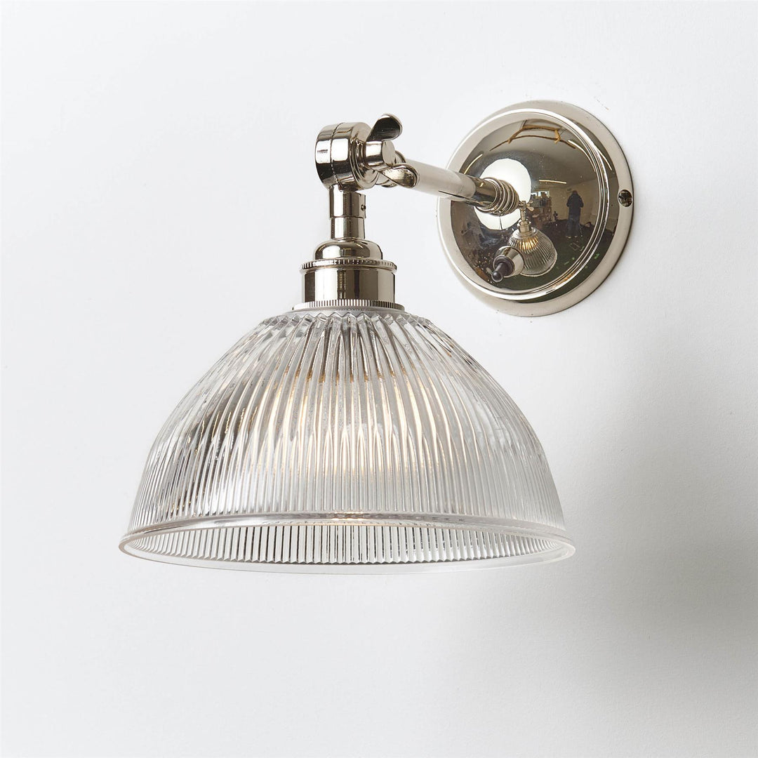 Prismatic Dome Wall Light : Adjustable Arm