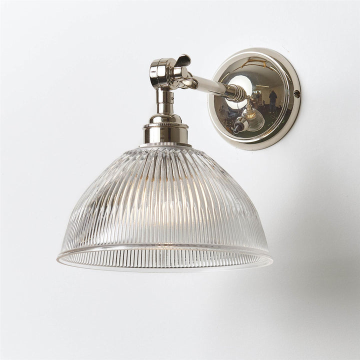 Prismatic Dome Wall Light : Adjustable Arm