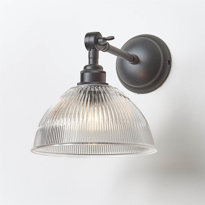 Prismatic Dome Wall Light : Adjustable Arm