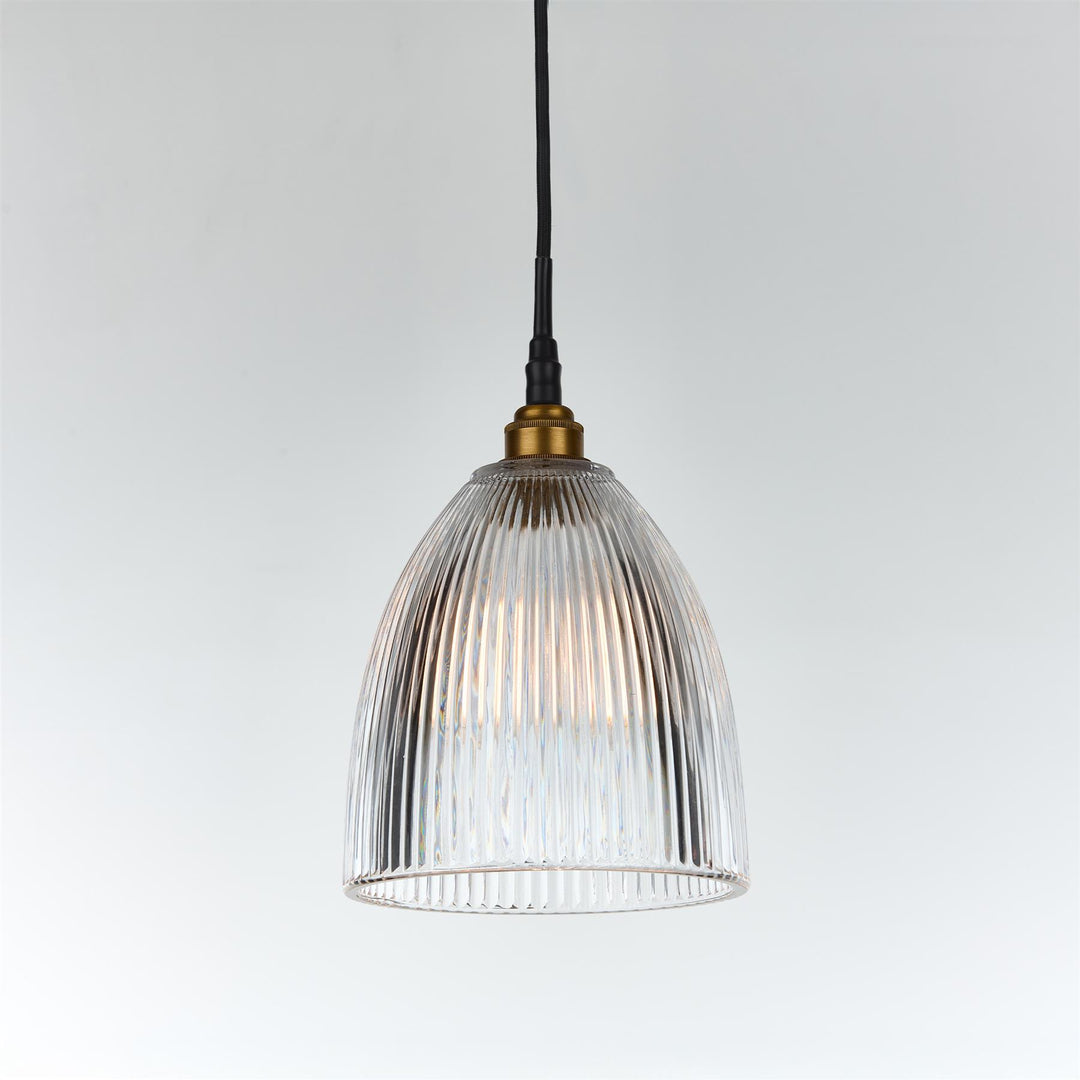 Elongated Prismatic Pendant Light : Bathroom Version