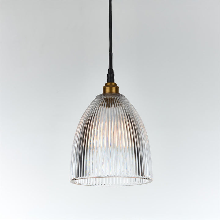 Elongated Prismatic Pendant Light : Bathroom Version
