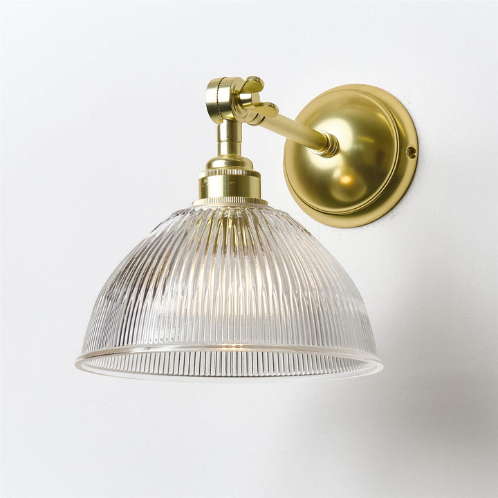 Prismatic Dome Wall Light : Adjustable Arm