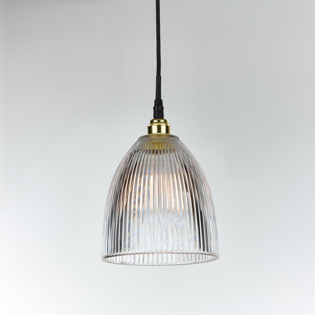 Elongated Prismatic Pendant Light : Bathroom Version