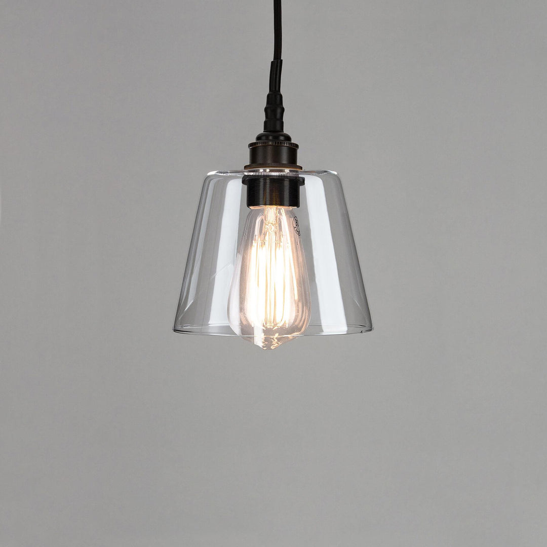 Tapered Blown Pendant Light : Bathroom Version