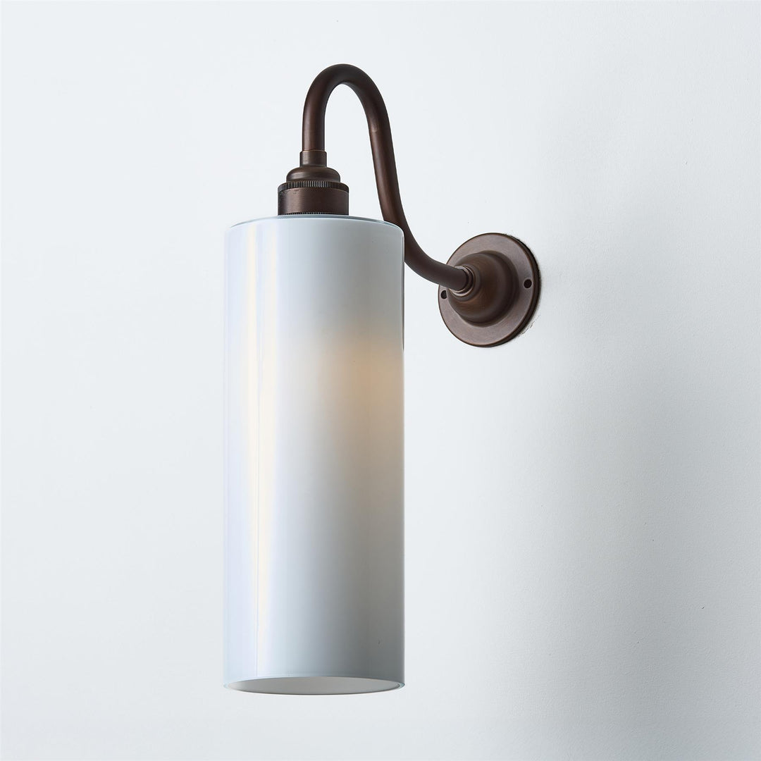 Parker Wall Light : Swan Arm : Bathroom Version