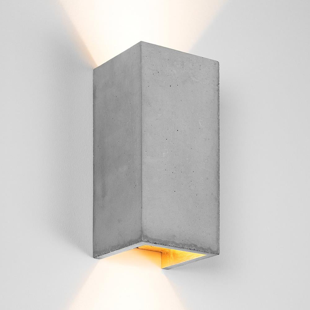 Concrete Rectangular Up/Down Wall Light