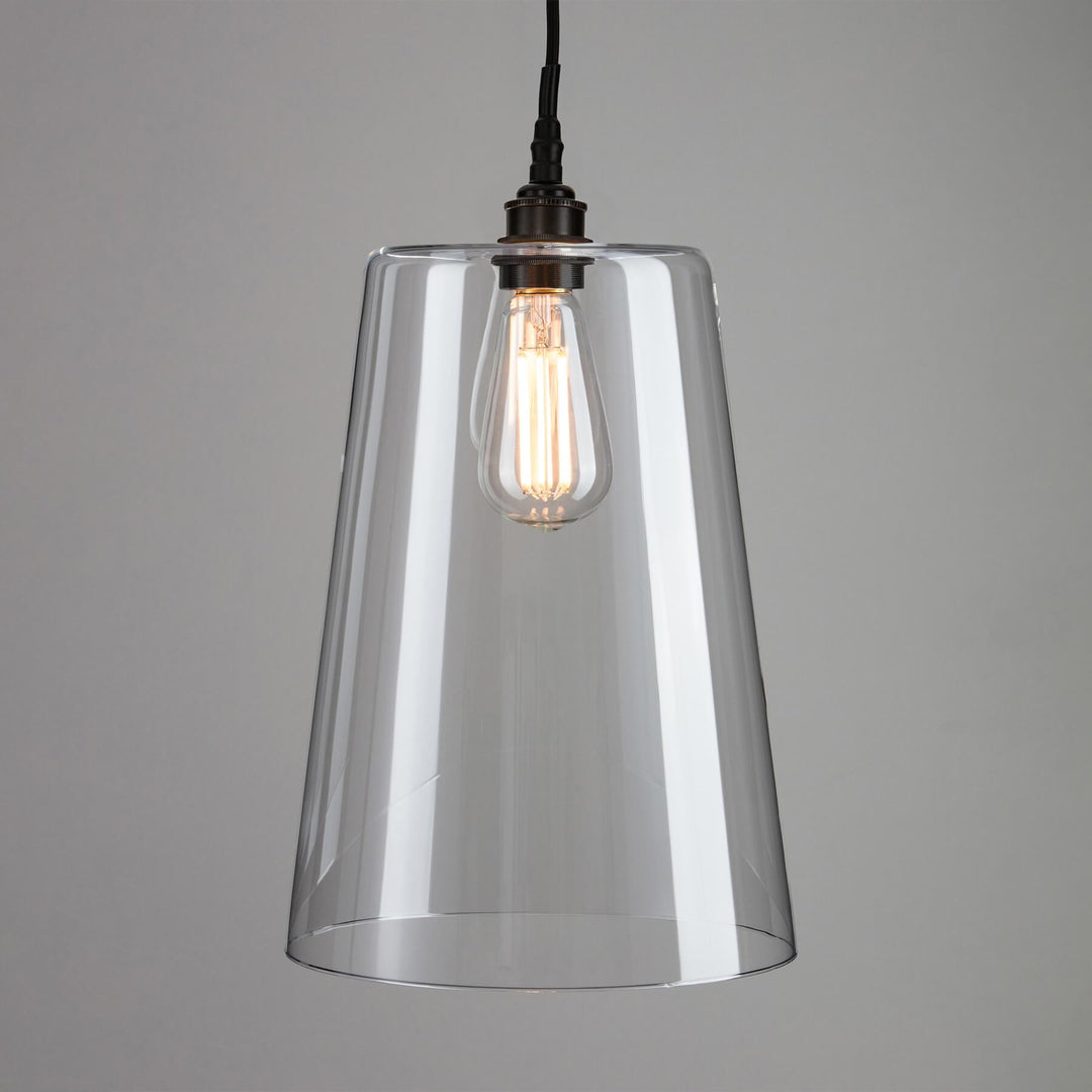 Tapered Blown Pendant Light : Bathroom Version