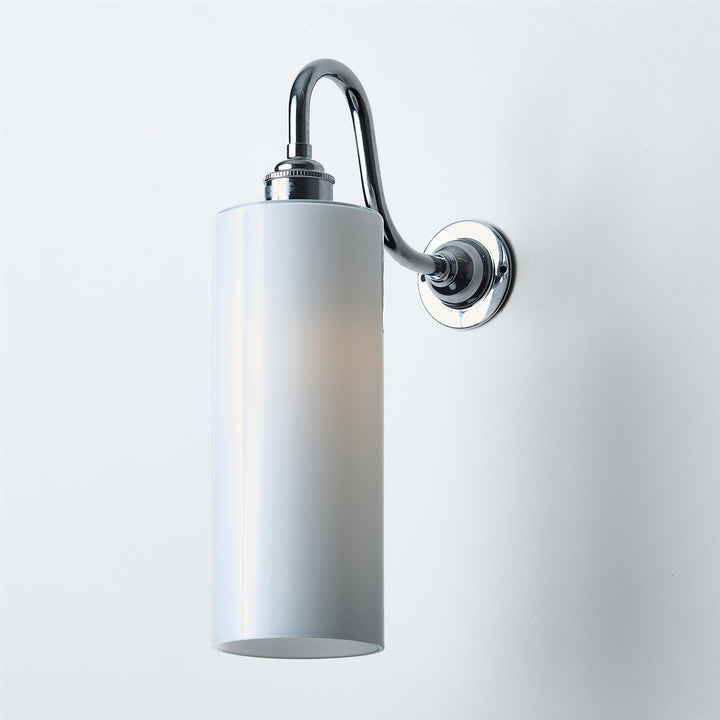 Parker Wall Light : Swan Arm : Bathroom Version