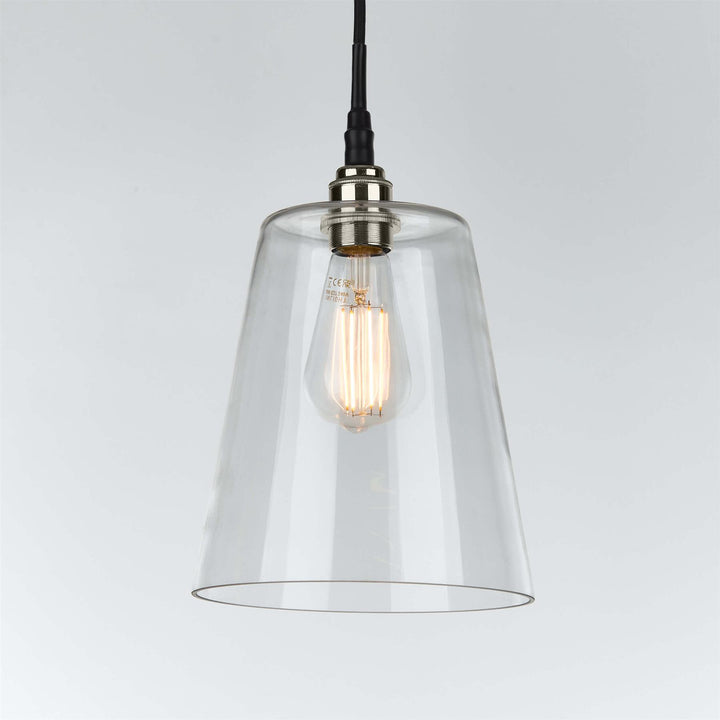 Tapered Blown Pendant Light : Bathroom Version