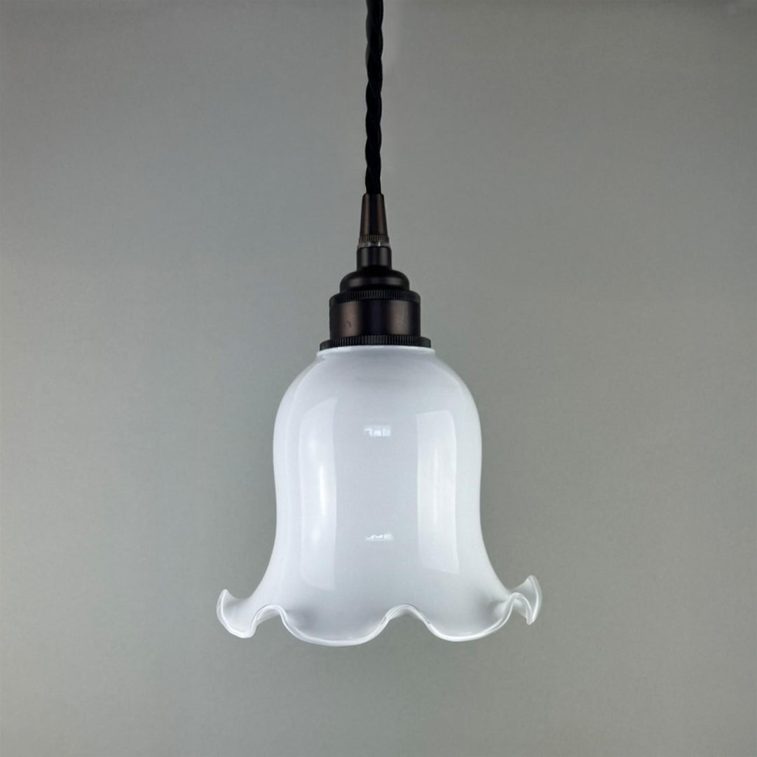 Tulip Opal Glass Pendant Light