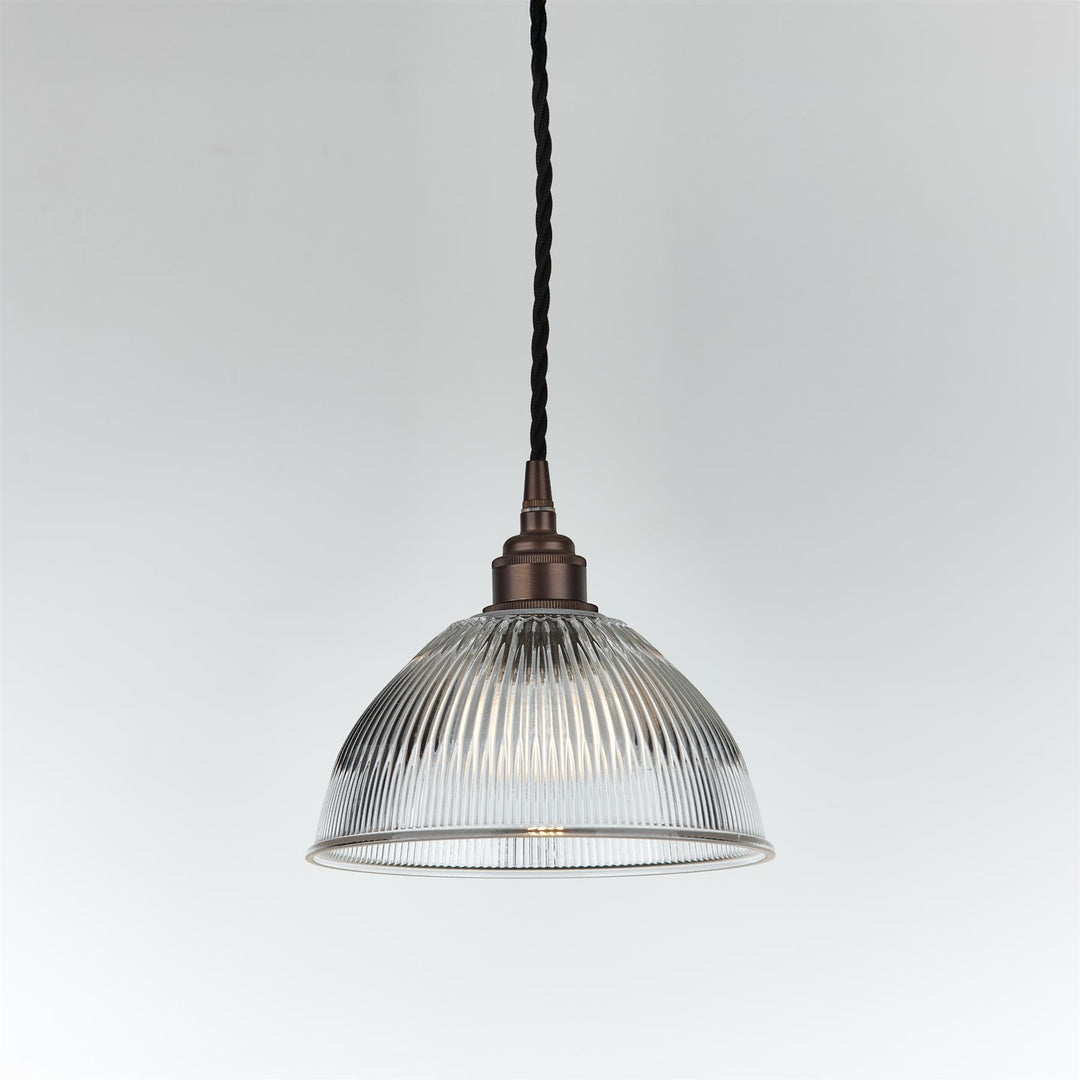 Prismatic Dome Pendant Light