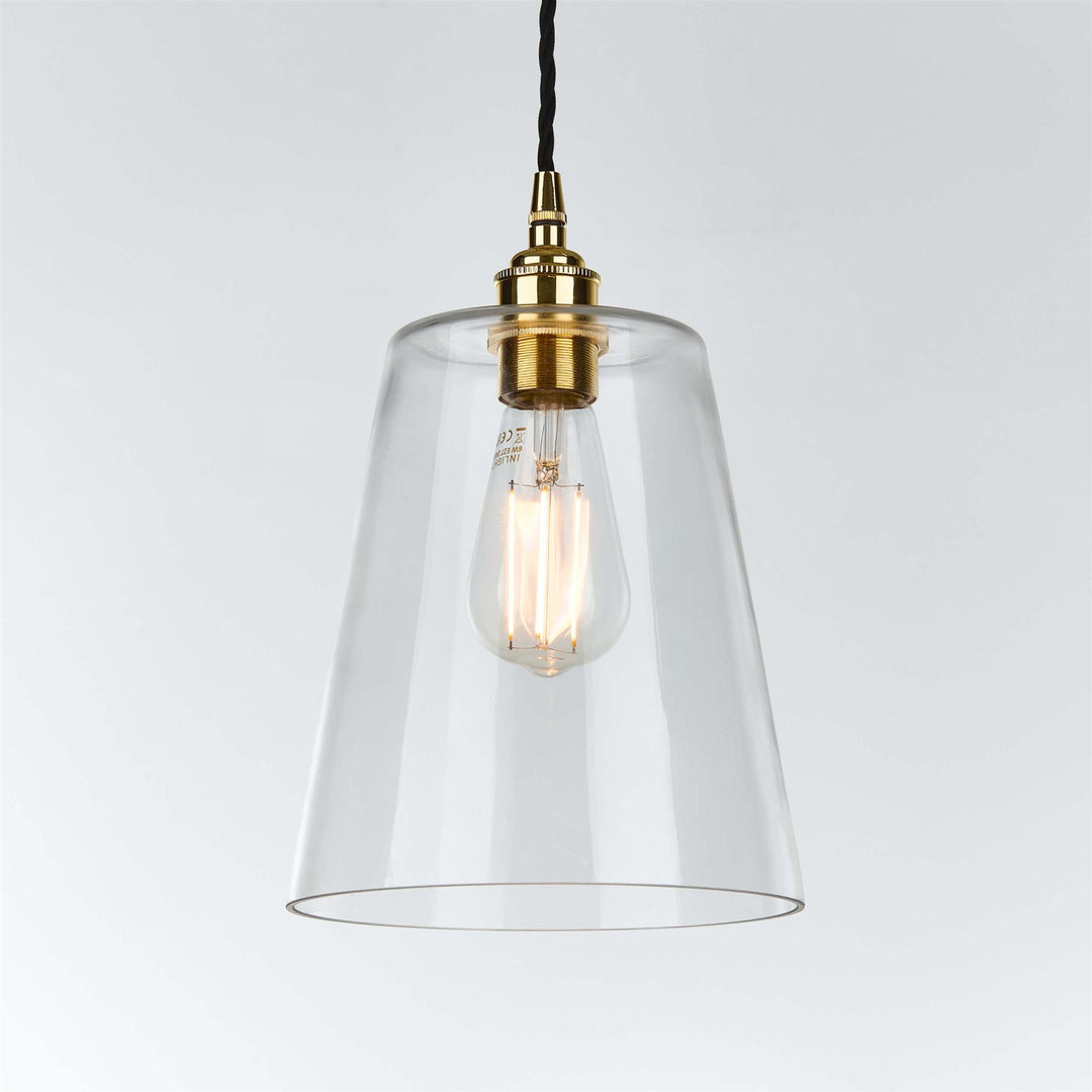 Tapered Blown Pendant Light