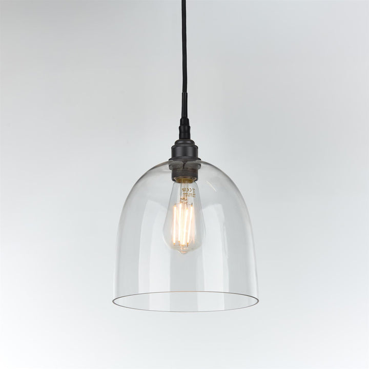 Bell Blown Glass Pendant : Bathroom Version