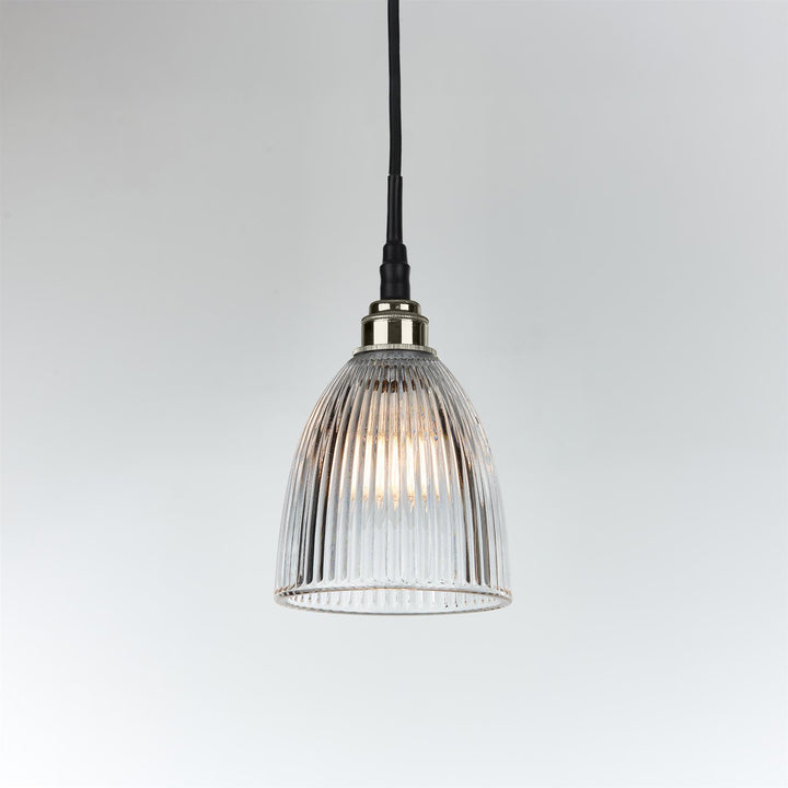 Elongated Prismatic Pendant Light : Bathroom Version