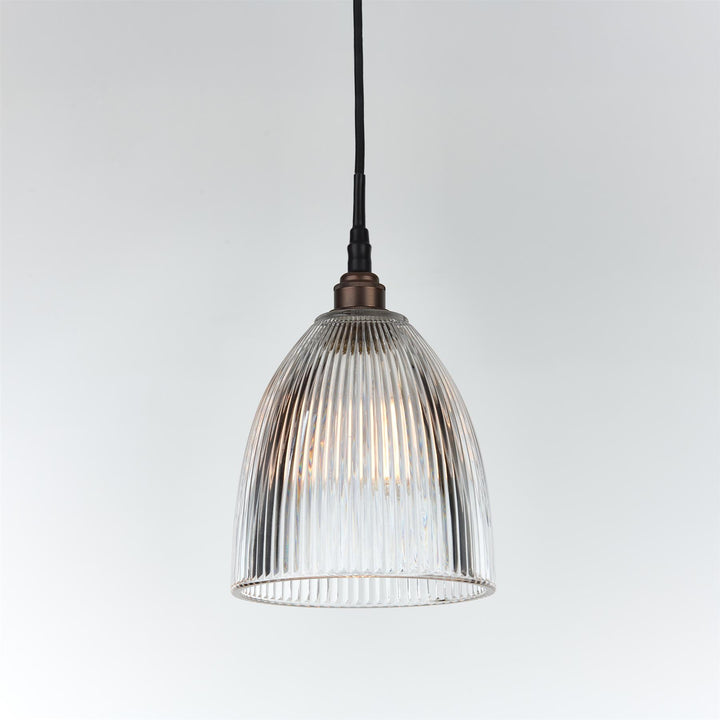 Elongated Prismatic Pendant Light : Bathroom Version