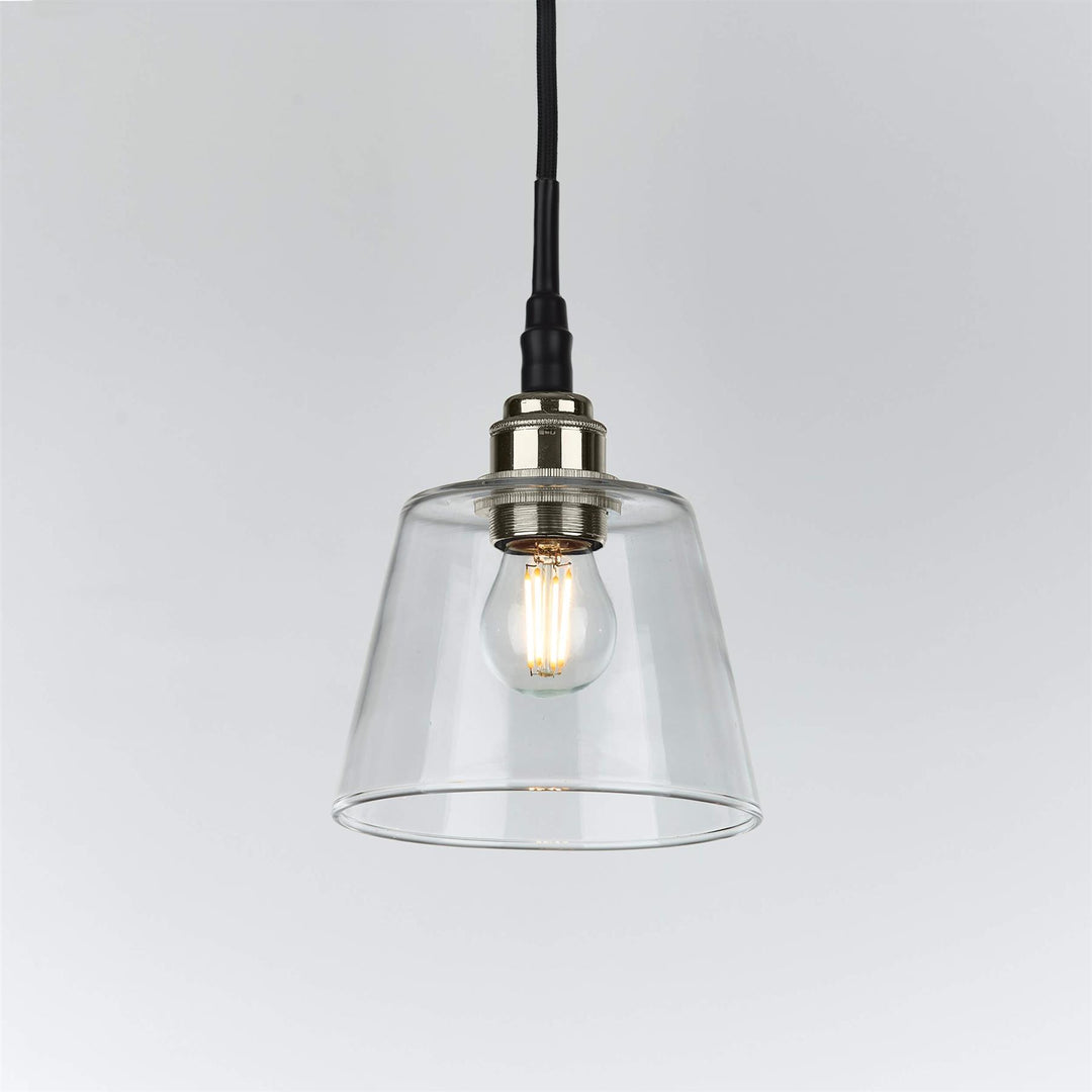 Tapered Blown Pendant Light : Bathroom Version