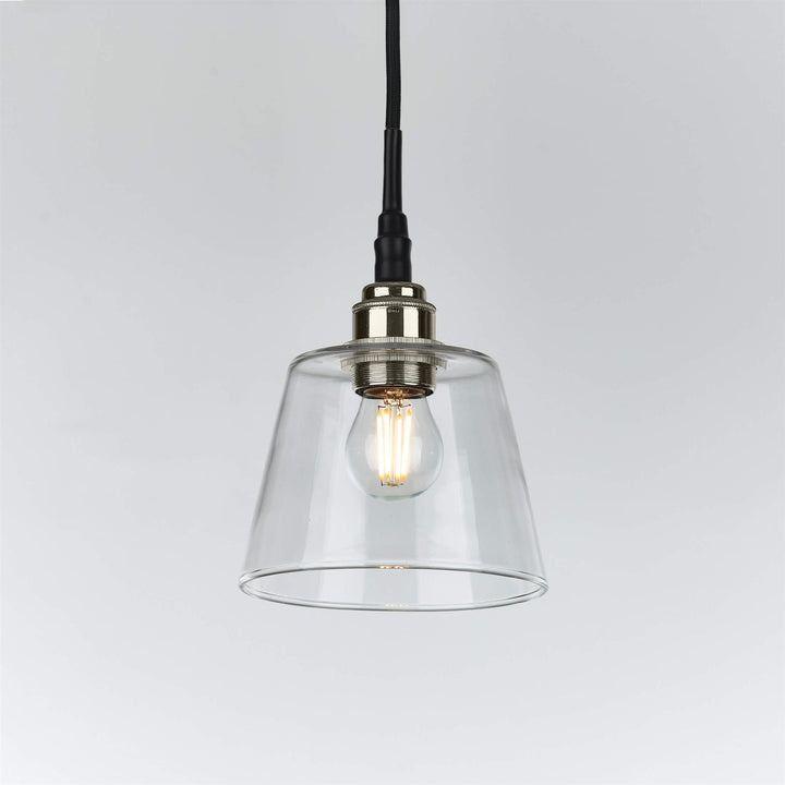 Tapered Blown Pendant Light : Bathroom Version