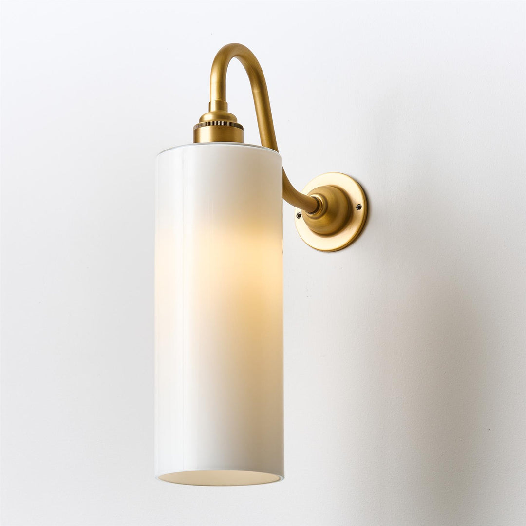 Parker Wall Light : Swan Arm : Bathroom Version