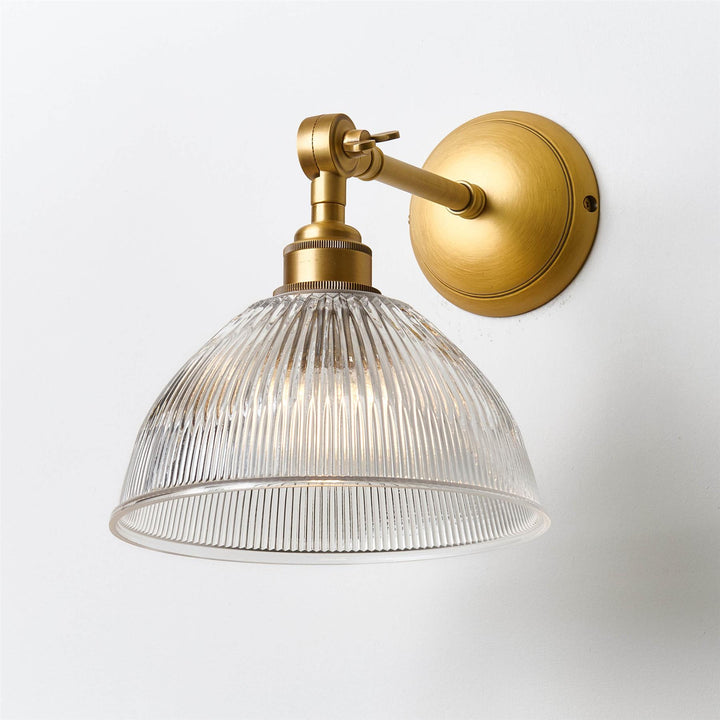 Prismatic Dome Wall Light : Adjustable Arm