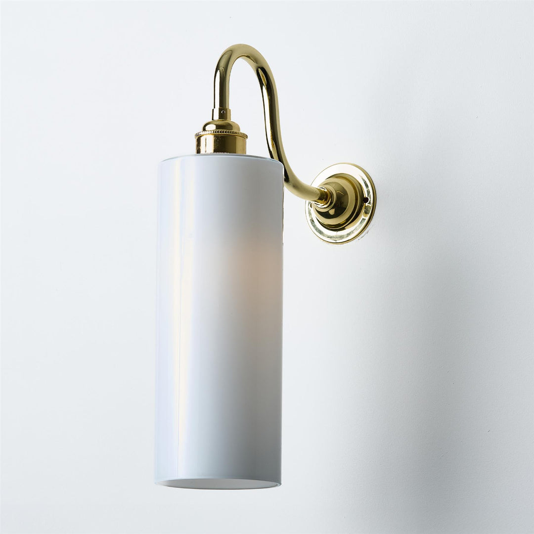 Parker Wall Light : Swan Arm : Bathroom Version