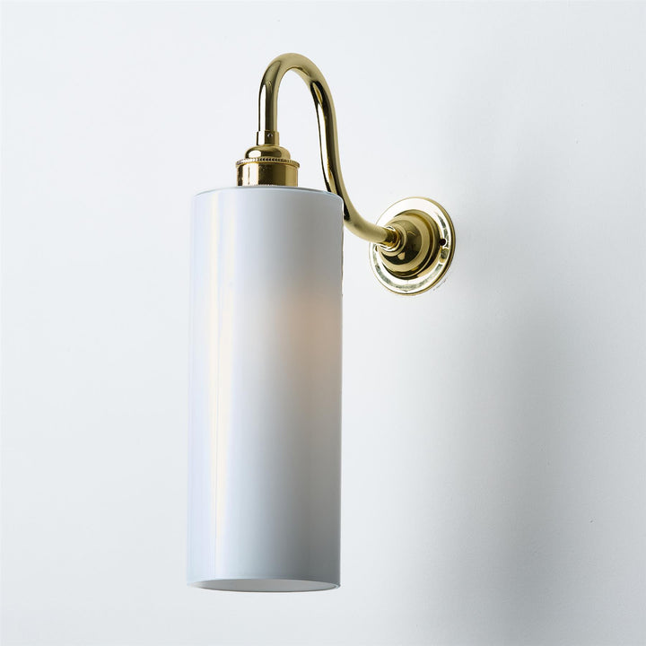 Parker Wall Light : Swan Arm : Bathroom Version