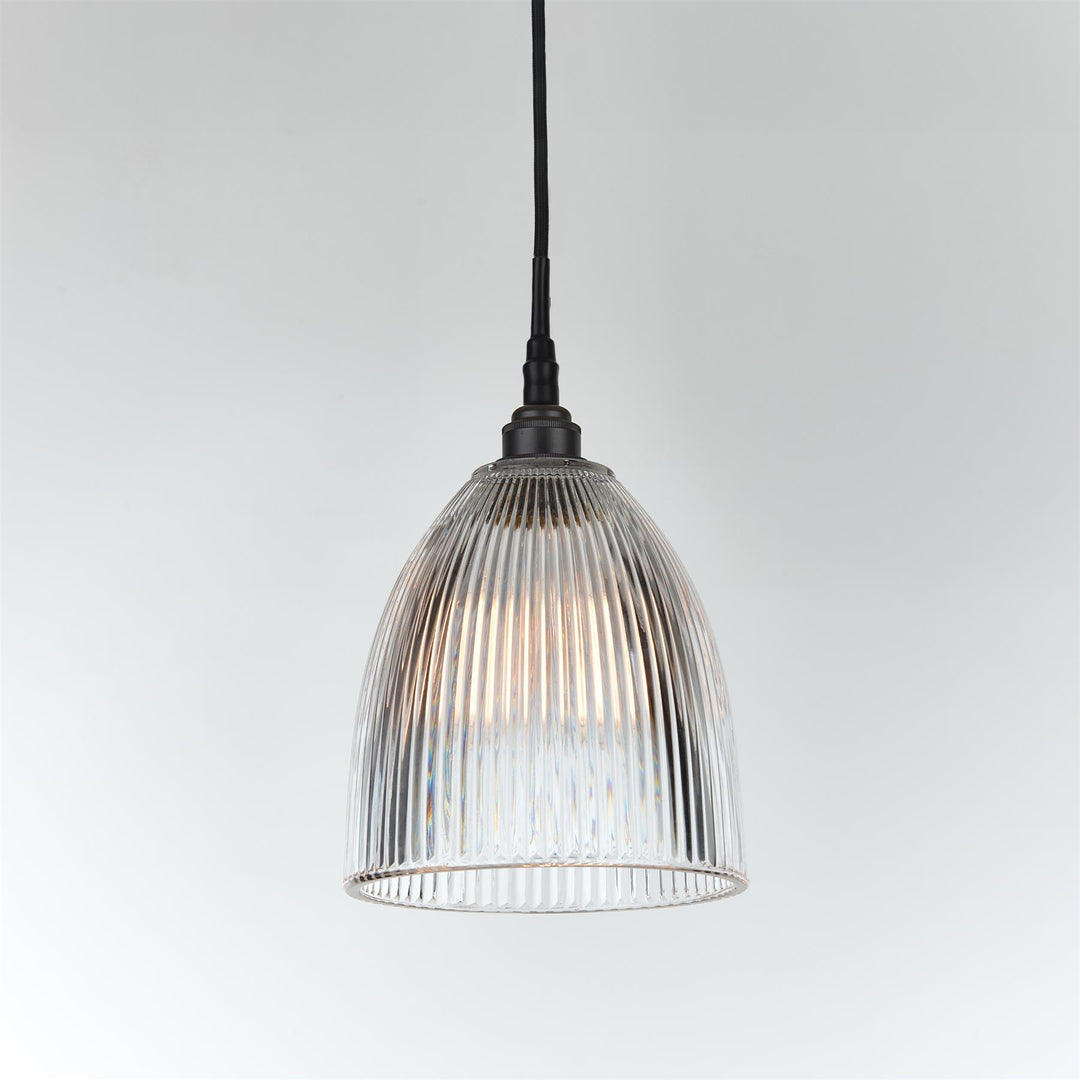 Elongated Prismatic Pendant Light : Bathroom Version