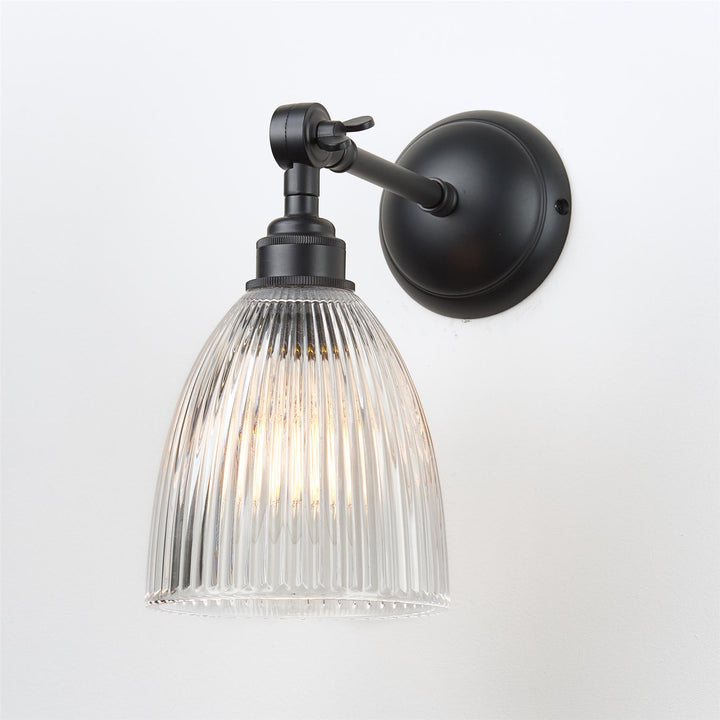 Elongated Prismatic Wall Light : Adjustable Arm