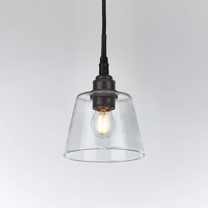 Tapered Blown Pendant Light : Bathroom Version
