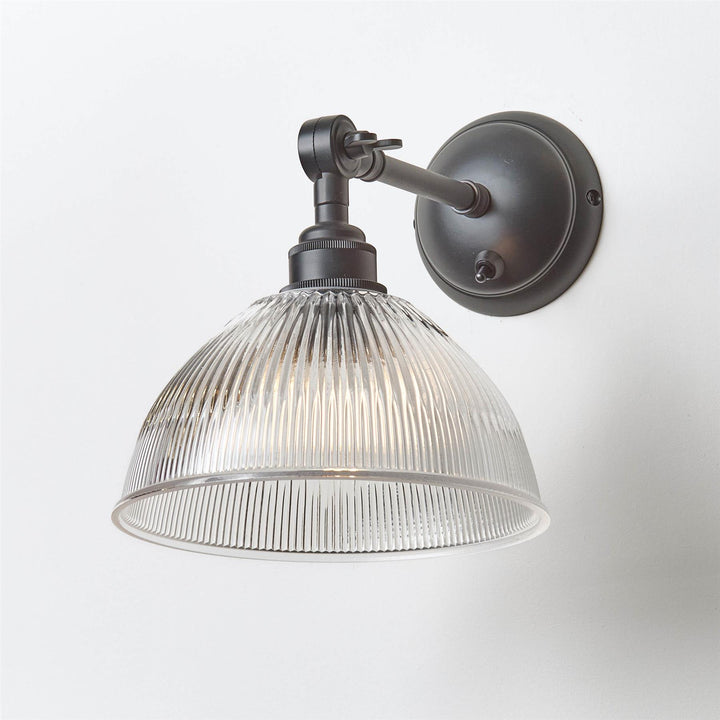 Prismatic Dome Wall Light : Adjustable Arm